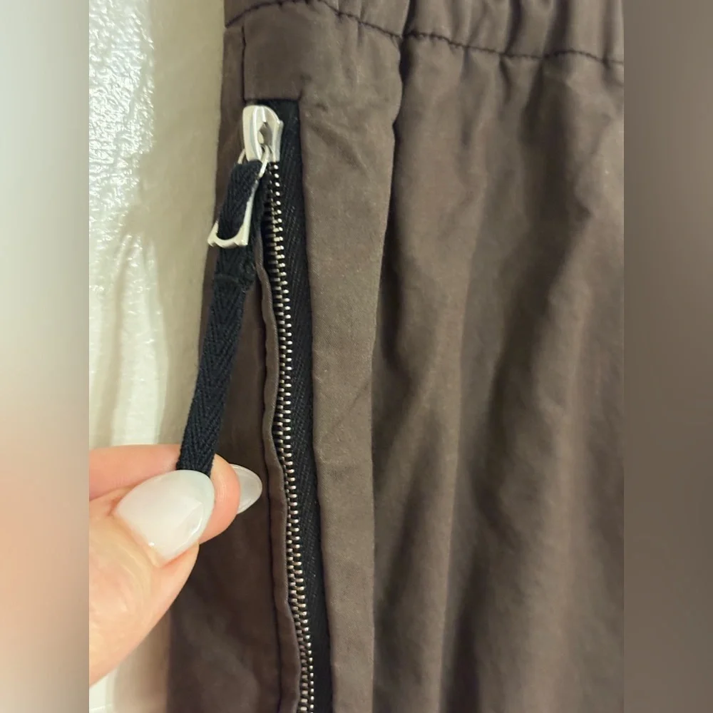 NIKE Woven‎ Technical Every Stitch Considered Dropped Crotch Barrel Pant Brown